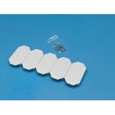 White Gate Arm End Cap